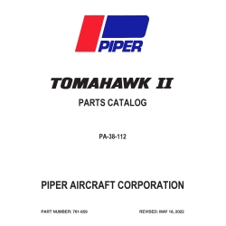 Piper Tomahawk II PA-38-112 Parts Catalog 761-659_v2022