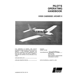 Piper PA-28-181 Cherokee Archer II Pilot's Operating Handbook 761-619