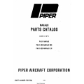 Piper PA-31-300/PA-31-310/PA-31-325 Navajo, B,C,CR Parts Catalog 753-703_v1986
