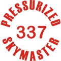 Cessna Pressurized Skymaster 337 Aircraft Logo,Decals!