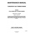 Pratt & Whitney PTA-6 Series and -20 Series Engines Maintenance Manual Part No. 3015442