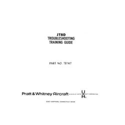 Pratt & Whitney JT8D Troubleshooting Training Guide 757417