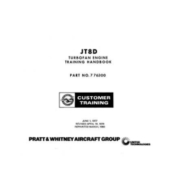 Pratt & Whitney JT8D Turbofan Engine Training Handbook 776300