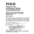 Robinson Helicopter Model R66 Pilot's Operating Handbook Rotorcraft Flight Manual