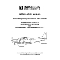 Raisbeck Engineering Epic Caravan Drag Reduction System Installation Manual