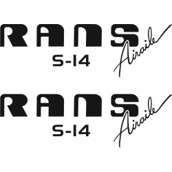 Rans S14 Airaile Aircraft Logo,Decals!