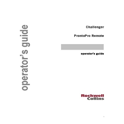 Rockwell Collins Challenger ProntoPro Remote Operatos Guide