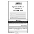 Rotax Type 912 Aircraft Engines Operator's Manual 1998 P/N 899370