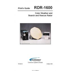 RDR-1600 Color Weather & Search & Rescue Radar Pilot's Guide 2004