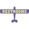 Restroom Sign Logo,Decals!