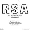 Bendix RSA Fuel Injection System Training Manual 15-812A