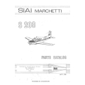 Siai Marchetti S 208 Parts Catalog 