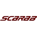 Scarab Boat Decal/Logo Sticker 12''w x 1.5''h!