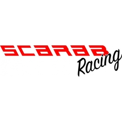 Scarab Racing Boat Decal/Logo Sticker 13''w x 2.5''h! 