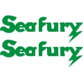 Sea Fury Aircraft Decal,Sticker 9''high x 27.5''wide!