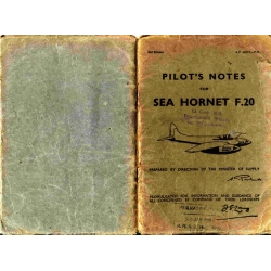 Sea Hornet F Mark 20 Pilot's Notes