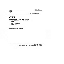 General Electric CT7, CT7-2A, CT7-2D/2D1, CT7-2E1 Turboshaft Engine Maintenance Manual SEI-570