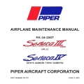 Piper PA-34-220T Seneca III-IV Maintenance Manual 761-751_v2019