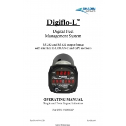 Shadin Digiflo-L Digital Fuel Management System Operating Manual 91053XP