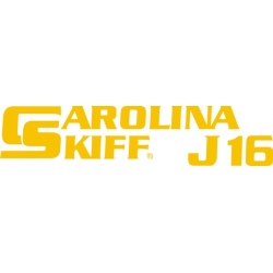 Carolina Skiff J16 Boat Decal/Sticker 13.5''wide x 3''high!