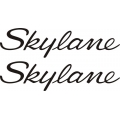 Cessna Skylane Aircraft Logo,Decal/Sticker 2.75''h x 12''w!