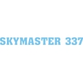 Cessna Skymaster 337 Aircraft Decal/Sticker 1.5''h x 15''w!