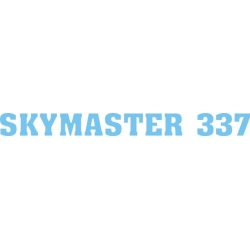 Cessna Skymaster 337 Aircraft Decal/Sticker 1.5''h x 15''w!