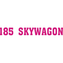 Cessna Skywagon Aircraft Decal/Sticker 1.5''h x 17''w!