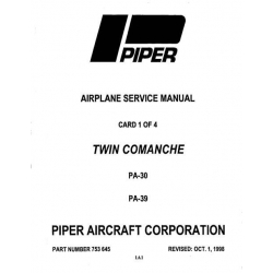 Piper PA-30-PA-39 Twin Comanche Service Manual 753-645_v1982