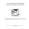Cirrus SR22 Aircraft Pilots Checklist 13728-005