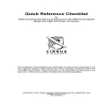 Cirrus Model SR22 Aircraft Pilots Checklist 13728-010