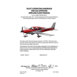 Cirrus Design SRT Pilot's Operating Handbook and Airplane Flight Manual 13772-007