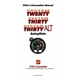 S-TEC 20-30 ALT Autopilots Pilot's Information Manual 8777-Rev A