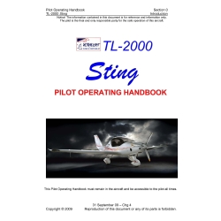 TL Ultralight TL-2000 Sting  Pilot Operating Handbook
