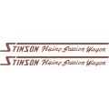 Stinson Flying Station Wagon Aircraft Decal/Sticker 1.75''h x 20''w!