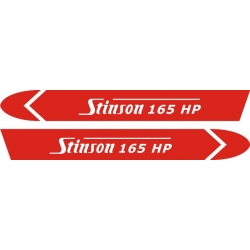 Stinson 165 hp Aircraft Decal/Sticker 4''h x 29''w!