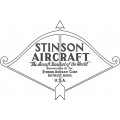 Stinson Detroit Michigan Aircraft Logo,Decals!