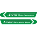 Stinson Flying Station Wagon Aircraft Decal/Sticker 4''h x 29''w!