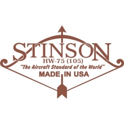 Stinson HW-75 (105) Aircraft Logo,Decals!