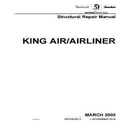 Beechcraft King Air/Airliner Structural Repair Manual 98-39006