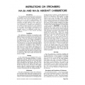Stromberg NA-S2 and NA-S3 Carburetors Instructions