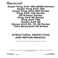 Beechcraft Super King Air, Airliner, Queen Air, Twin Bonanza Series Structural Inspection and Repair Manual 98-39006C13