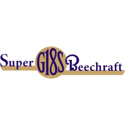 Beechcraft Super G18S Aircraft Emblem,Decals!