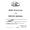 Cessna Model R172 E, F, G & H (T-41D) Service Manual D603-13