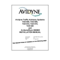 Avidyne Traffic Advisory TAS 600, TAS 605, TAS 610,TAS 615 TAS 620 and Ryan 9900BX Installation Manual 600-00282-000