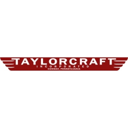 Taylorcraft Aircraft Decal/Logo 18''w x 2.5''h!