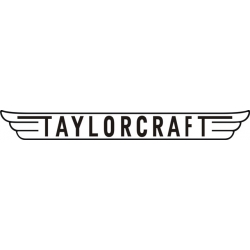Taylorcraft Aircraft Decal/Vinyl Sticker 18.5" wide by 2.25" high!