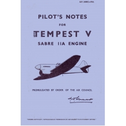 Tempest V Pilot's Notes Sabre IIA Engine
