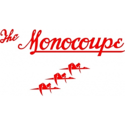 Monocoupe Aircraft Logo,Decal/Sticker  14"w x  7.5"h! 