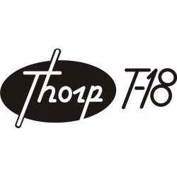 Thorp T-18 Aircraft Decal/Sticker 
